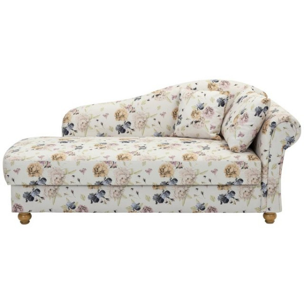 Max Winzer® Recamiere Recamiere Evelyn mit Armteil rechts Flachgewebe floral Liegesofa, 1 Stück, Sta