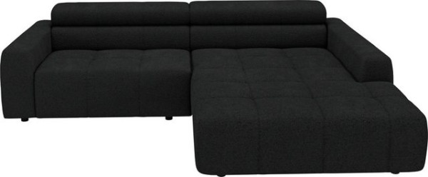 3C Candy Ecksofa Denver auch mit Cord- und Easy care-Bezug, Kopfteilverstellung, wahlweise. mit moto