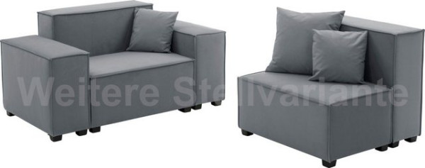 Max Winzer® Wohnlandschaft MOVE, Set, Sofa-Set 01 aus 6 Sitz-Elementen, inklusive 3 Zierkissen, komb