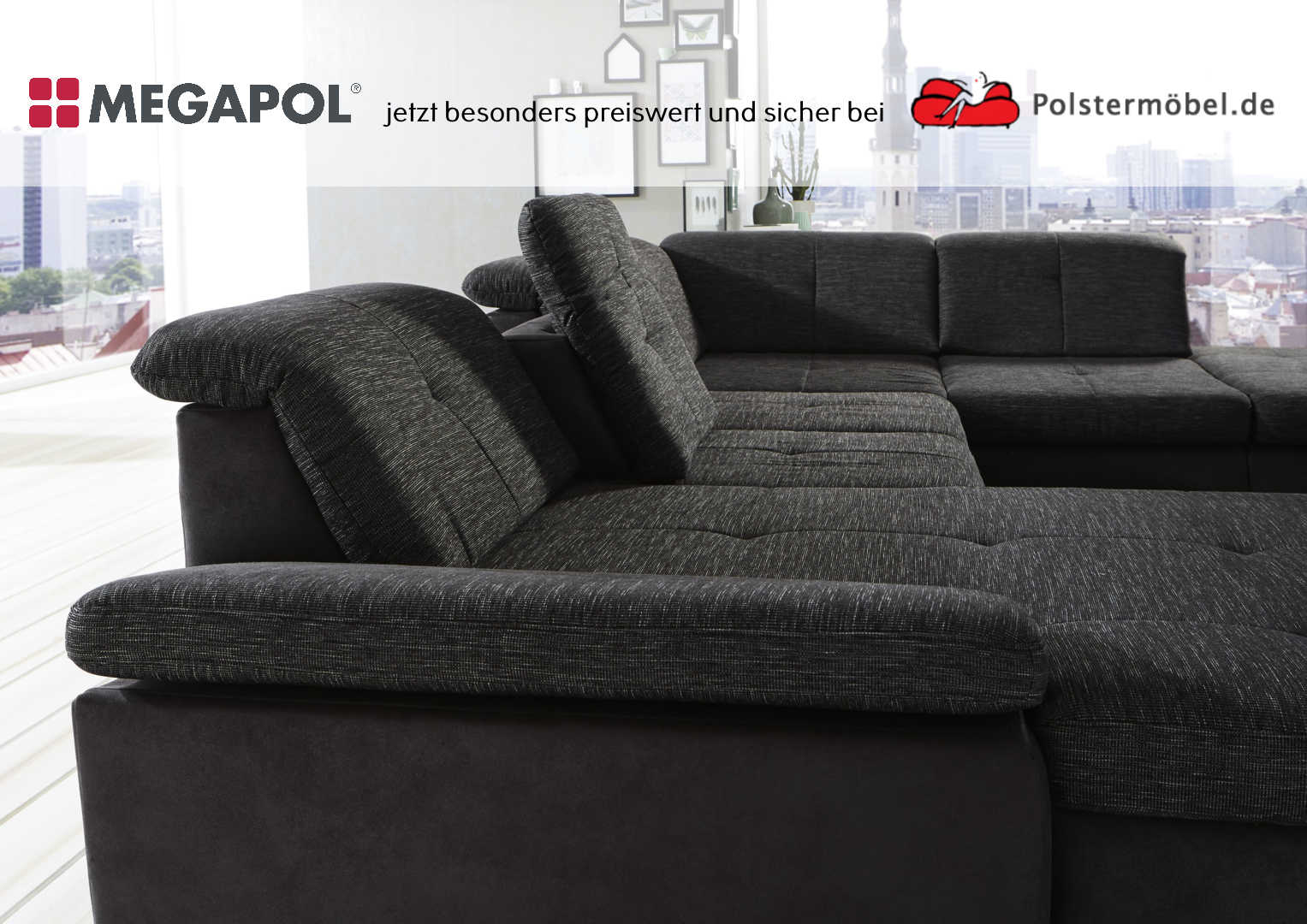 Megapol Artus - Sitztiefenverstellung Ansicht Sofa Megapol Artus Element mit Sitztiefenverstellung