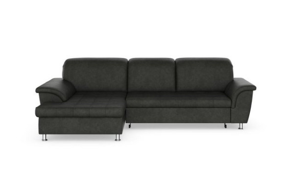 DOMO collection Ecksofa Franzi Steppung im Sitzbereich B7T/H: 278/162/80 cm, Schlafsofa, wahlweise m