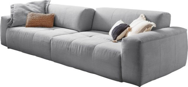 3C Candy Big-Sofa Yoshy, Zwei Sitztiefen durch verstellbare Rückenlehne, Bezug in Cord