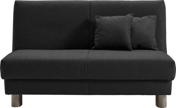 ell + ell Schlafsofa Enny, Liegefläche Breite 120 oder 140 cm, Liegehöhe 40 cm, Füße alufarben