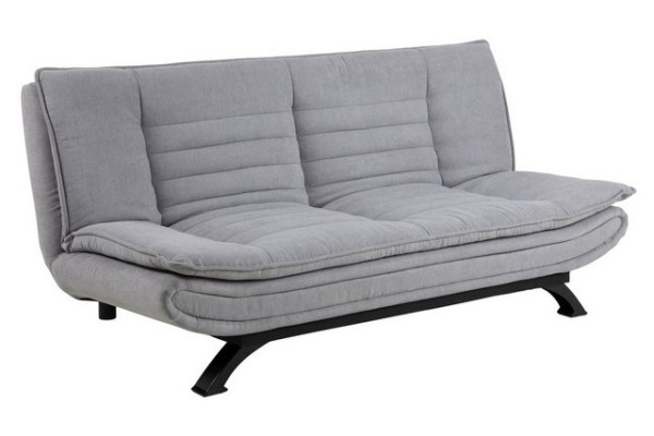 ACTONA GROUP Schlafsofa FAITH, B 196 cm x T 98 cm, Hellgrau, Microfaser, Schlaffunktion, abnehmbarer