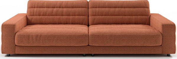 3C Candy Big-Sofa Stripes, Lose Rückenkissen, mit feiner Quersteppung