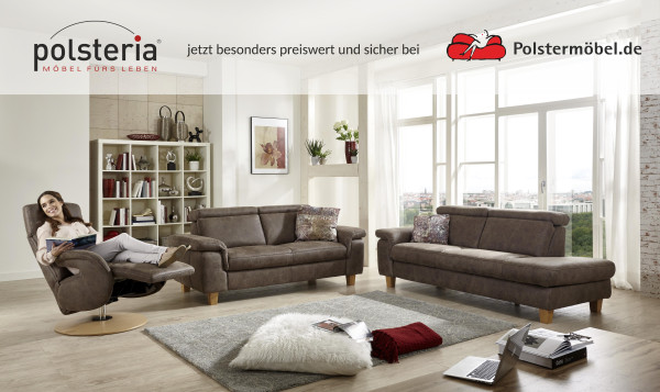 Polsteria Polstermöbel Switch Balance TV-Sessel grau