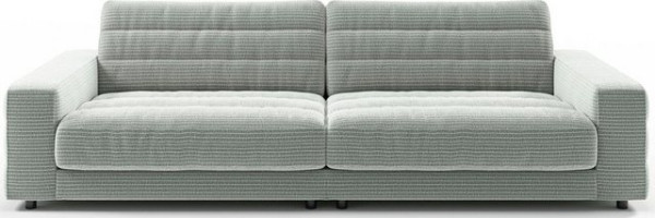 3C Candy Big-Sofa Stripes, Lose Rückenkissen, mit feiner Quersteppung
