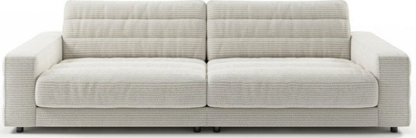 3C Candy Big-Sofa Stripes, Lose Rückenkissen, mit feiner Quersteppung