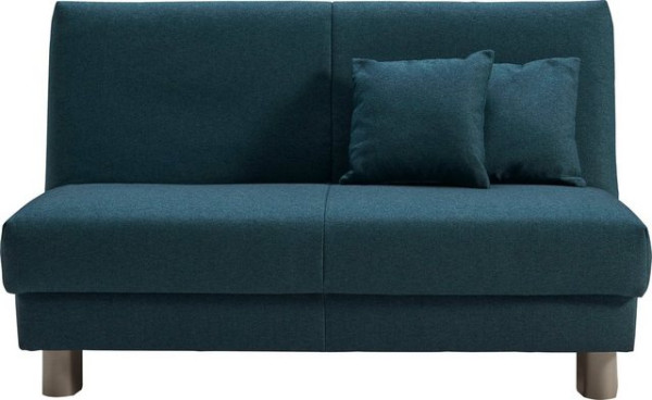 ell + ell Schlafsofa Enny, Liegefläche Breite 120 oder 140 cm, Liegehöhe 40 cm, Füße alufarben