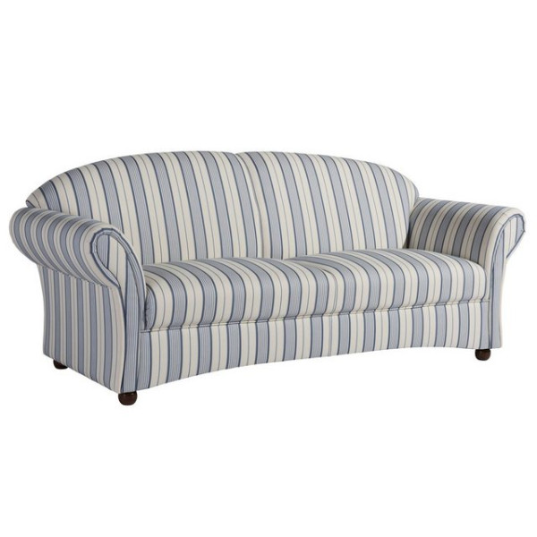 Max Winzer® 2,5-Sitzer Corona Sofa 2,5-Sitzer blau Flachgewebe, 1 Stück, Made in Germany