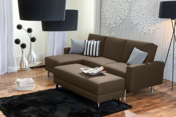 Max Winzer® Loungesofa Just Fashion Funktionssofa Flachgewebe sahara, 1 Stück, Made in Germany